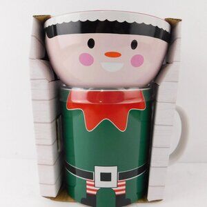 NEW Holiday Home Ceramic Elf Mug and Bowl 2 Piece Set New in Package